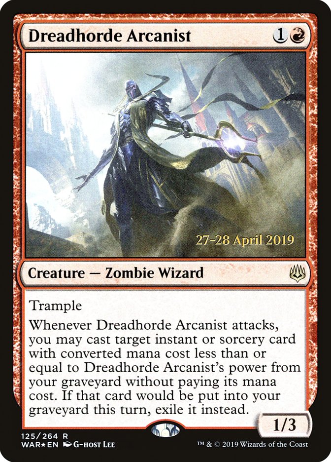 Dreadhorde Arcanist  [War of the Spark Prerelease Promos] | Gaming Infinity