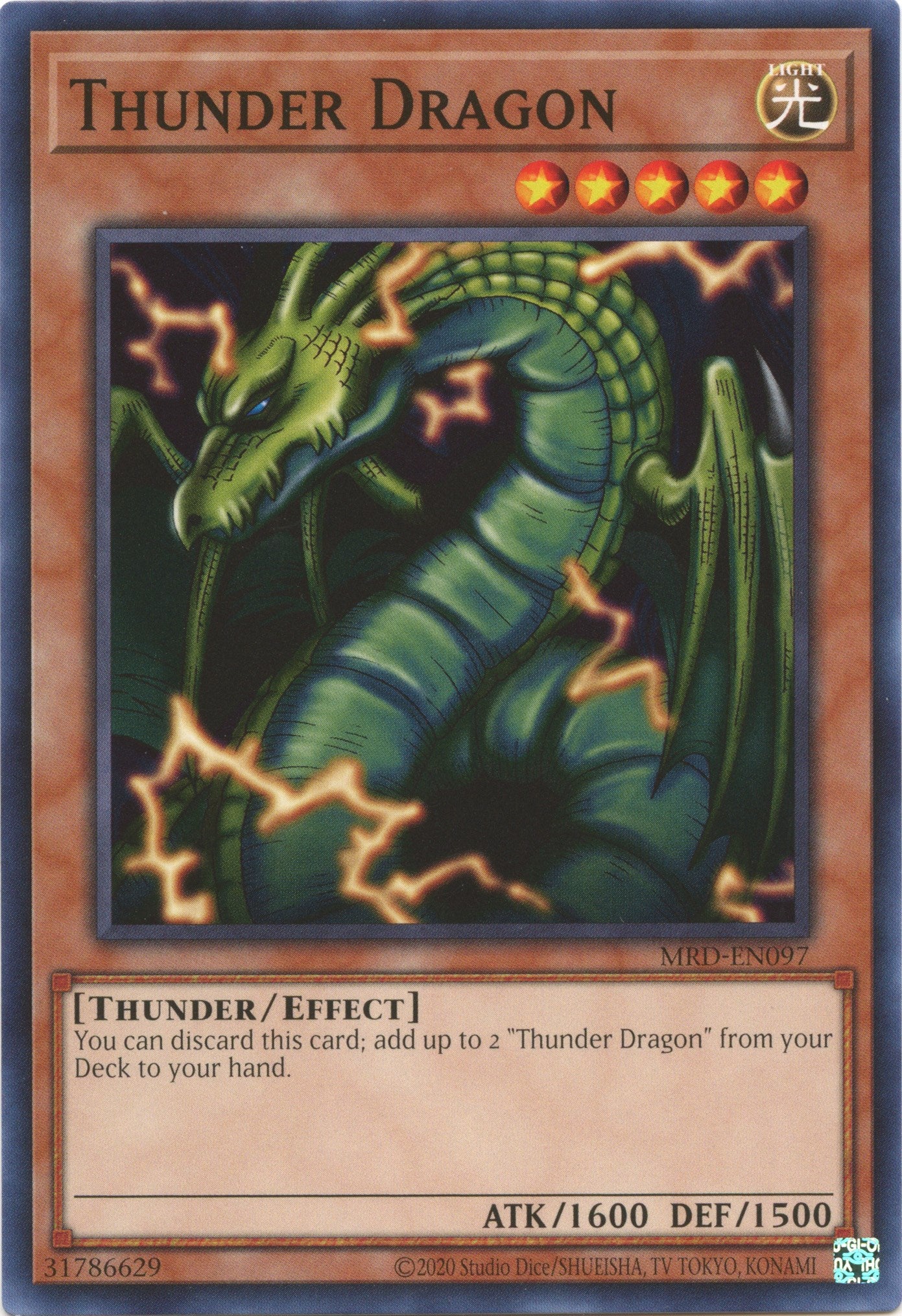 Thunder Dragon (25th Anniversary) [MRD-EN097] Common | Gaming Infinity