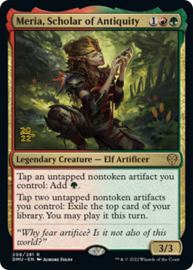 Meria, Scholar of Antiquity [Dominaria United Prerelease Promos] | Gaming Infinity