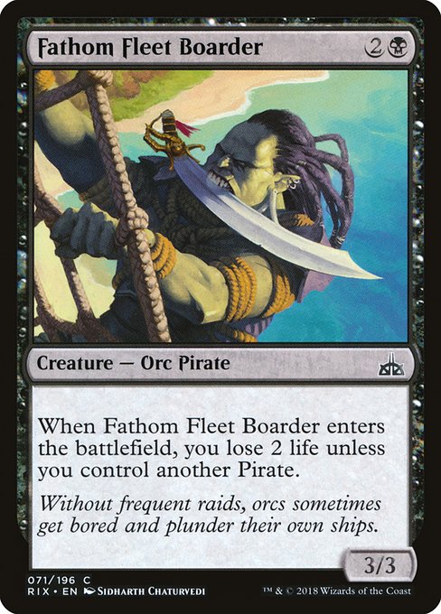 Fathom Fleet Boarder [Rivals of Ixalan] | Gaming Infinity