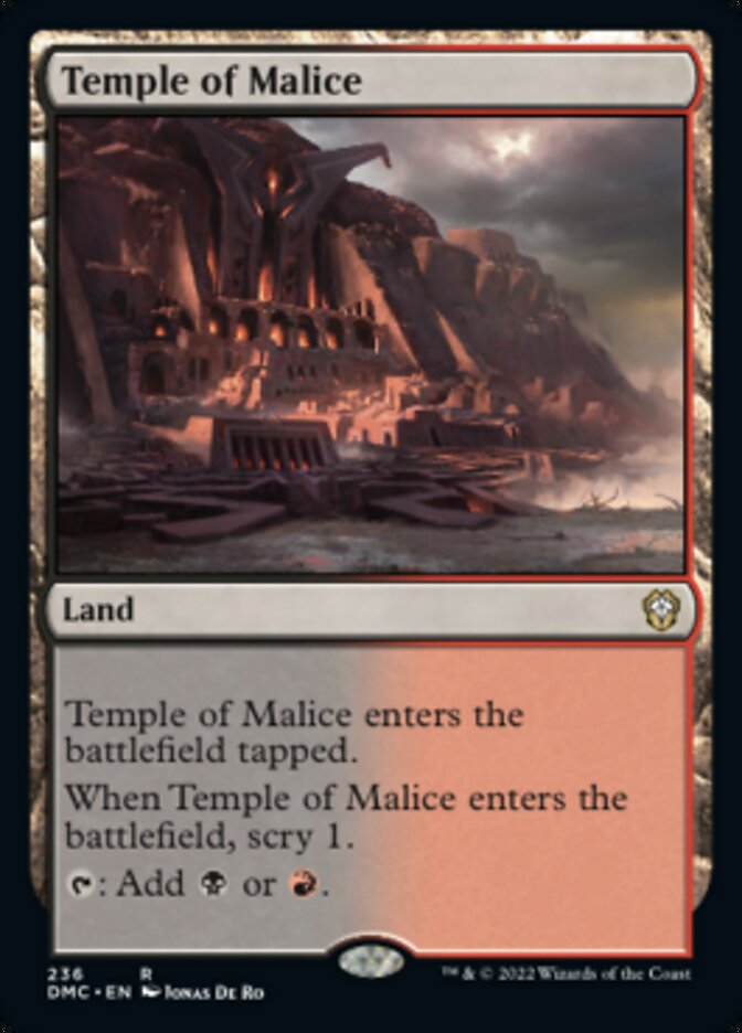 Temple of Malice [Dominaria United Commander] | Gaming Infinity