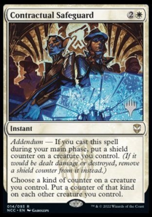 Contractual Safeguard (Promo Pack) [Streets of New Capenna Commander Promos] | Gaming Infinity