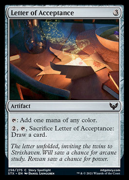 Letter of Acceptance [Strixhaven: School of Mages] | Gaming Infinity