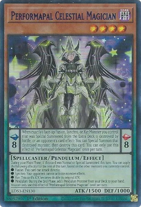 Performapal Celestial Magician (Blue) [LDS3-EN130] Ultra Rare | Gaming Infinity