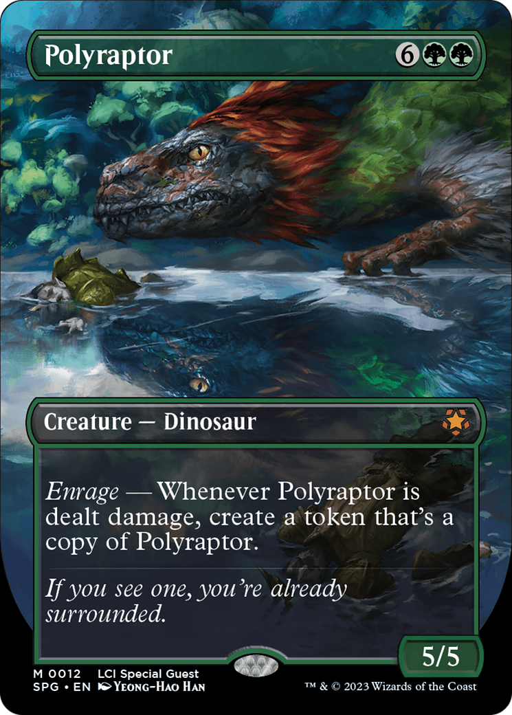 Polyraptor (Borderless) [The Lost Caverns of Ixalan Special Guests] | Gaming Infinity