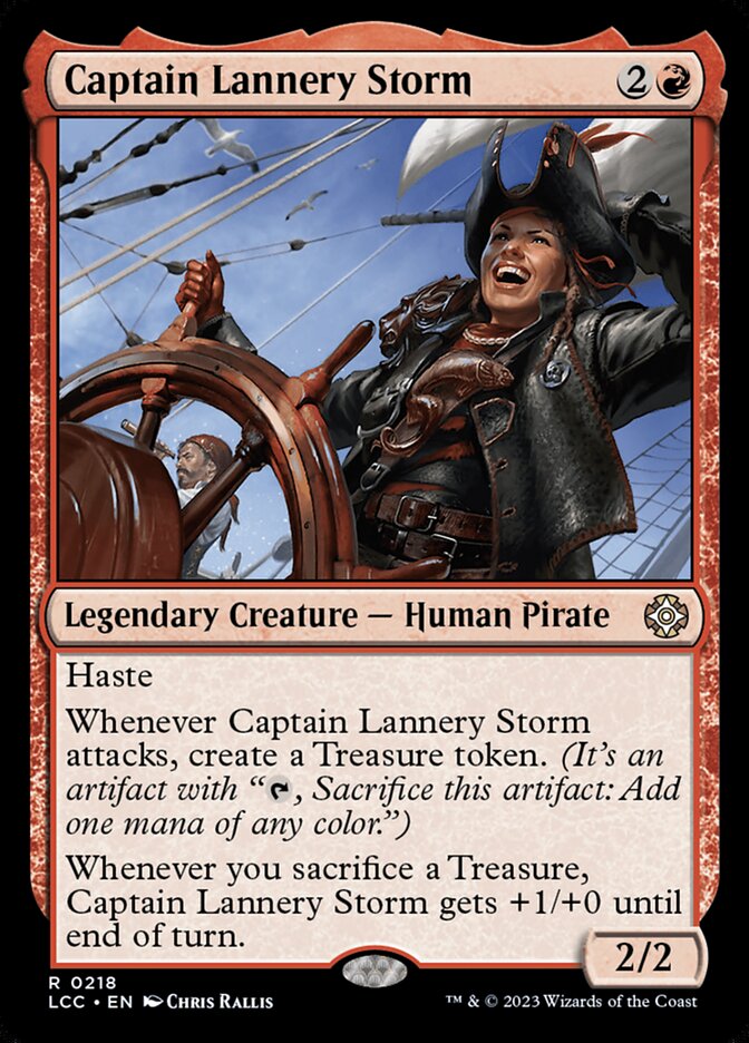 Captain Lannery Storm [The Lost Caverns of Ixalan Commander] | Gaming Infinity