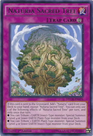 Naturia Sacred Tree [NECH-EN076] Rare | Gaming Infinity