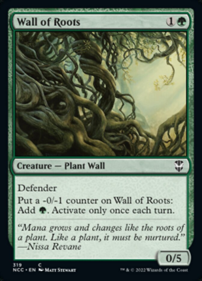 Wall of Roots [Streets of New Capenna Commander] | Gaming Infinity