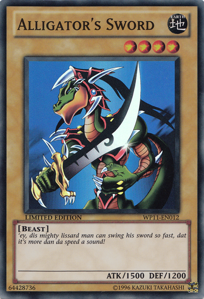Alligator's Sword [WP11-EN012] Super Rare | Gaming Infinity