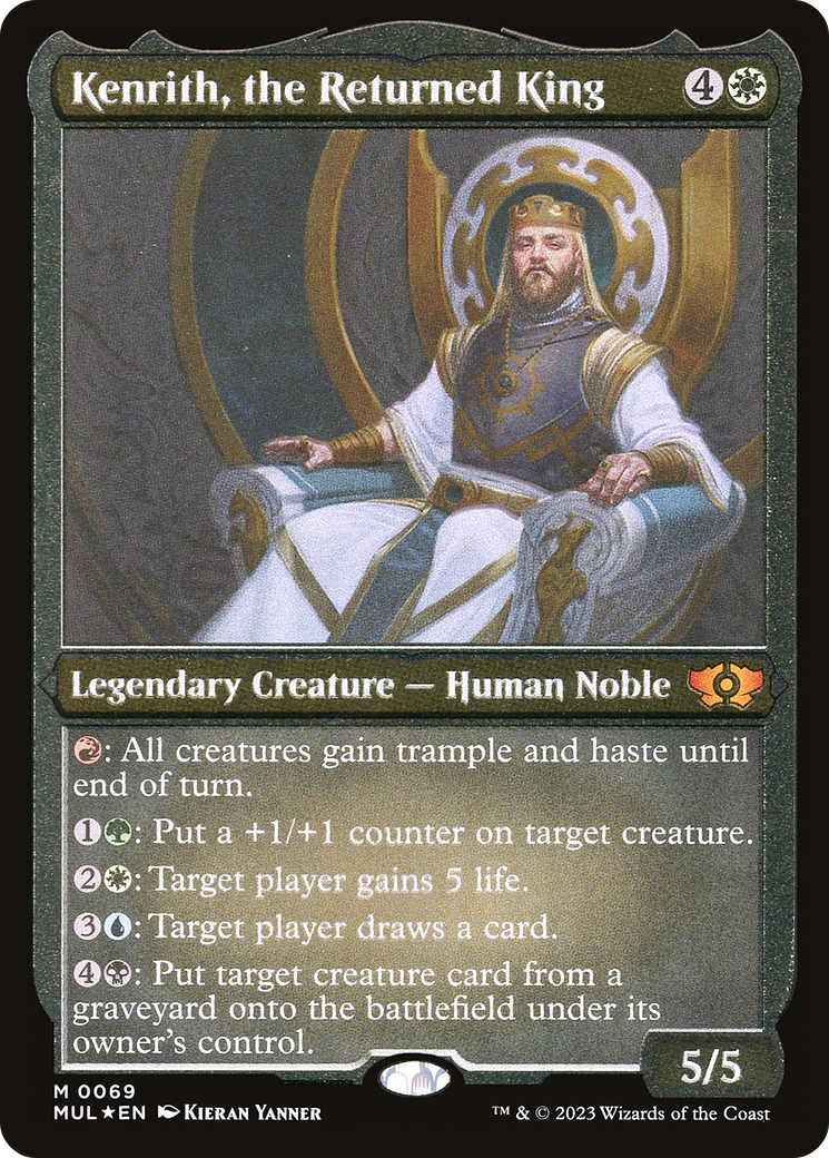 Kenrith, the Returned King (Foil Etched) [Multiverse Legends] | Gaming Infinity