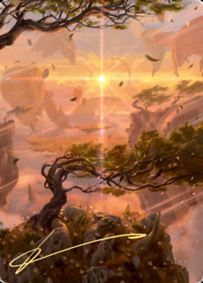 Windswept Heath Art Card (Gold-Stamped Signature) [Zendikar Rising Art Series] | Gaming Infinity