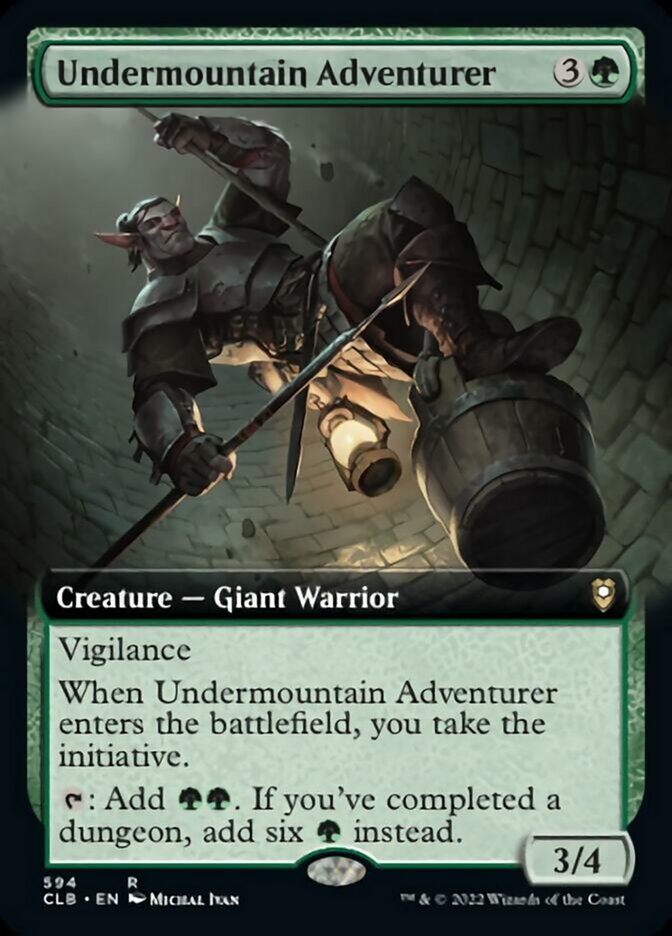 Undermountain Adventurer (Extended Art) [Commander Legends: Battle for Baldur's Gate] | Gaming Infinity