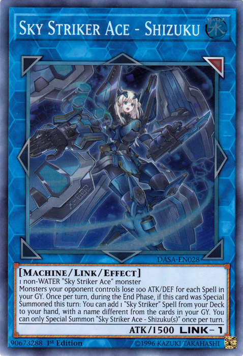 Sky Striker Ace - Shizuku [DASA-EN028] Super Rare | Gaming Infinity