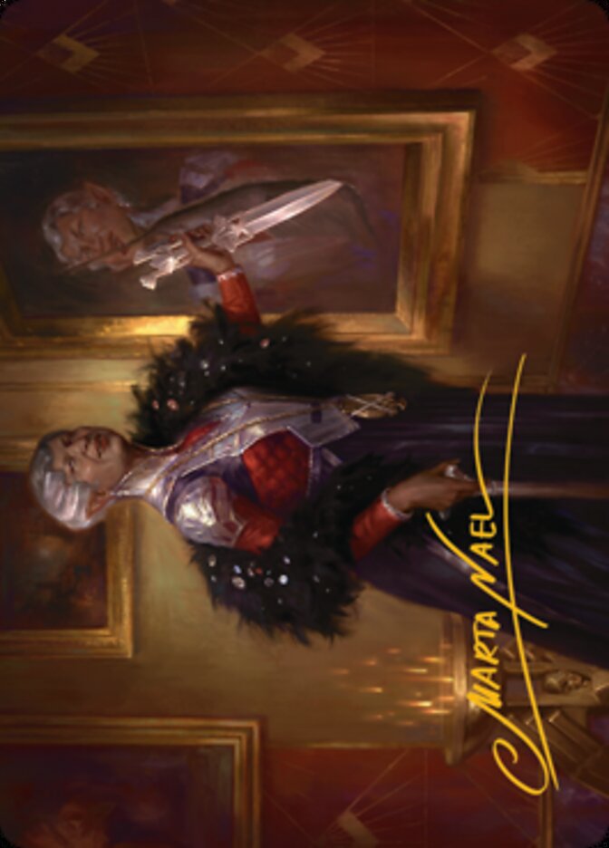 Evelyn, the Covetous Art Card (Gold-Stamped Signature) [Streets of New Capenna Art Series] | Gaming Infinity