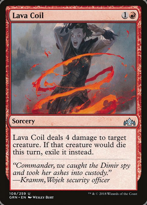 Lava Coil [Guilds of Ravnica] | Gaming Infinity