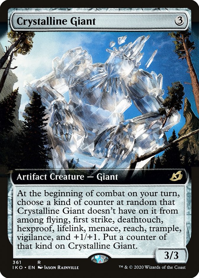 Crystalline Giant (Extended Art) [Ikoria: Lair of Behemoths] | Gaming Infinity