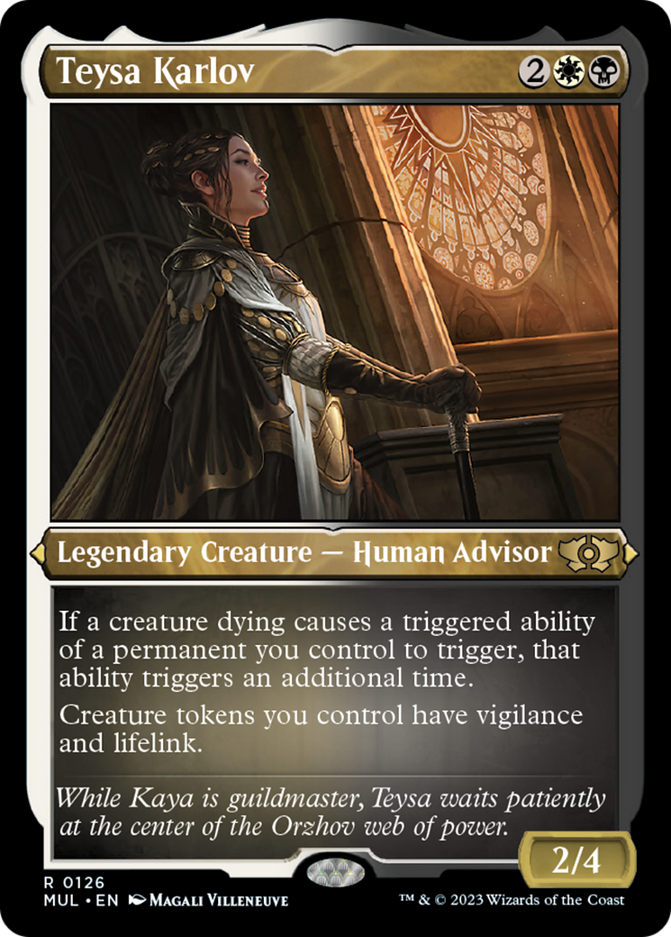 Teysa Karlov (Foil Etched) [Multiverse Legends] | Gaming Infinity