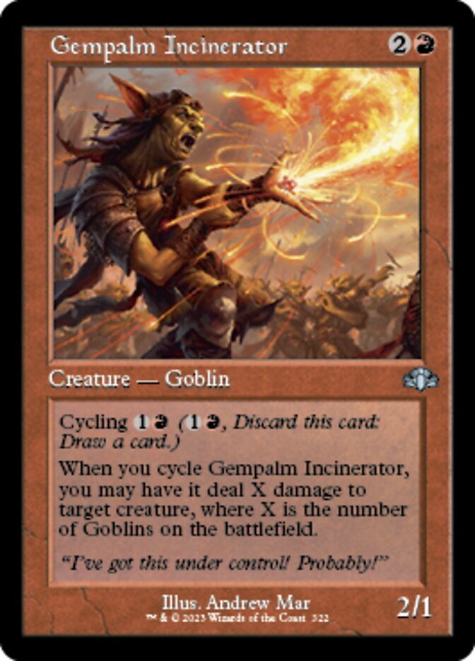 Gempalm Incinerator (Retro) [Dominaria Remastered] | Gaming Infinity