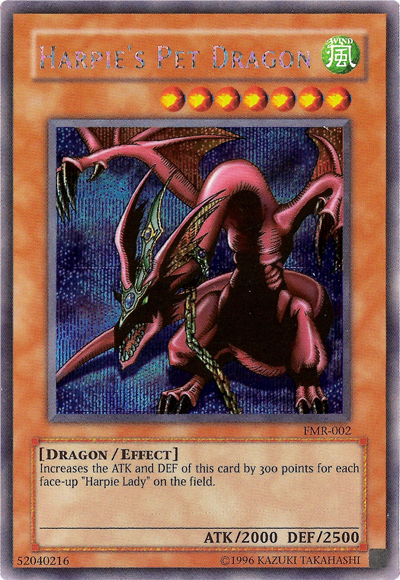 Harpie's Pet Dragon (Forbidden Memories) [FMR-002] Prismatic Secret Rare | Gaming Infinity