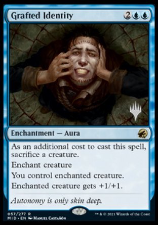 Grafted Identity (Promo Pack) [Innistrad: Midnight Hunt Promos] | Gaming Infinity