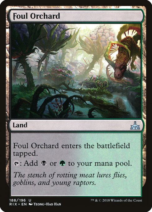 Foul Orchard [Rivals of Ixalan] | Gaming Infinity