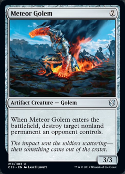 Meteor Golem [Commander 2019] | Gaming Infinity