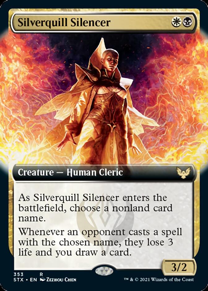 Silverquill Silencer (Extended) [Strixhaven: School of Mages] | Gaming Infinity