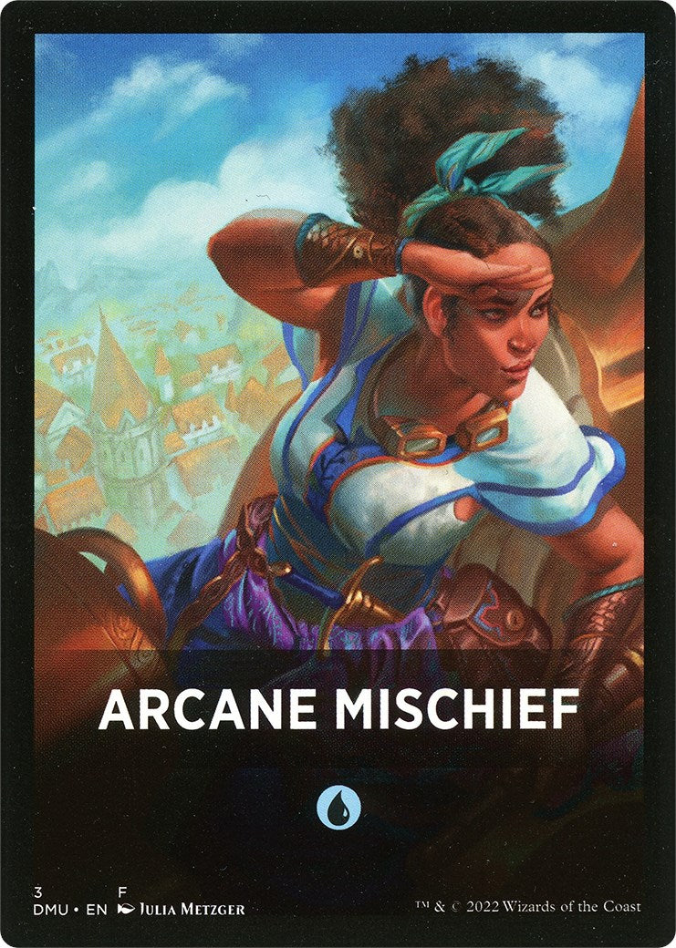 Arcane Mischief Theme Card [Dominaria United Tokens] | Gaming Infinity