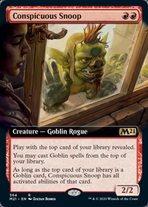 Conspicuous Snoop (Extended Art) [Core Set 2021] | Gaming Infinity