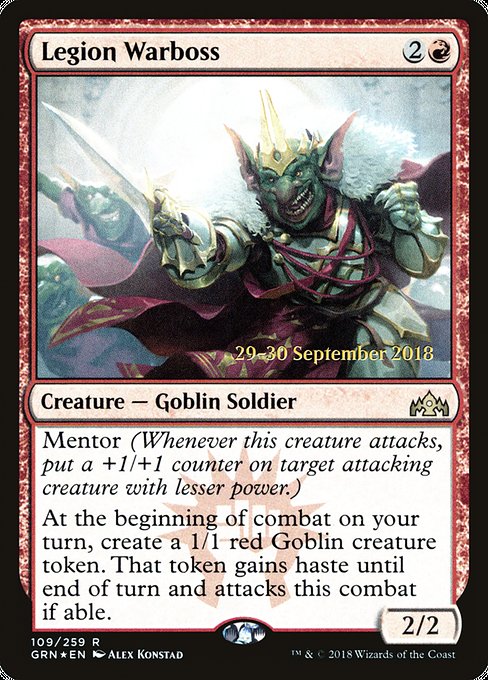 Legion Warboss [Guilds of Ravnica Promos] | Gaming Infinity