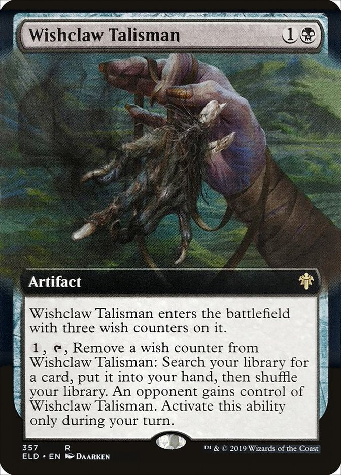 Wishclaw Talisman (Extended Art) [Throne of Eldraine] | Gaming Infinity