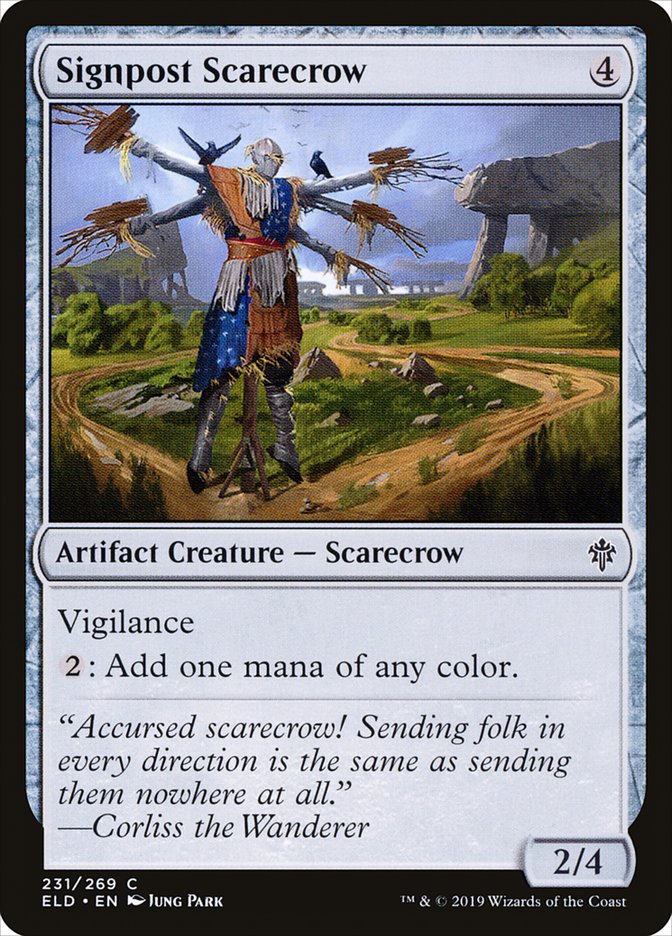 Signpost Scarecrow [Throne of Eldraine] | Gaming Infinity