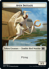 Spider // Aven Initiate Double-sided Token [Double Masters 2022 Tokens] | Gaming Infinity