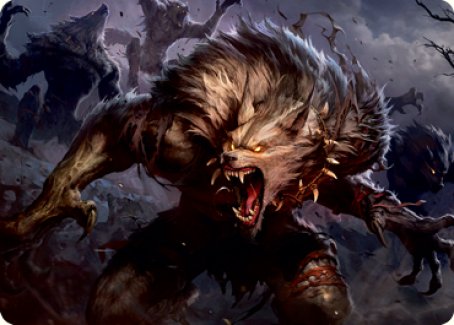 Village Reavers Art Card [Innistrad: Midnight Hunt Art Series] | Gaming Infinity