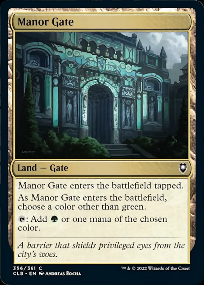 Manor Gate [Commander Legends: Battle for Baldur's Gate] | Gaming Infinity