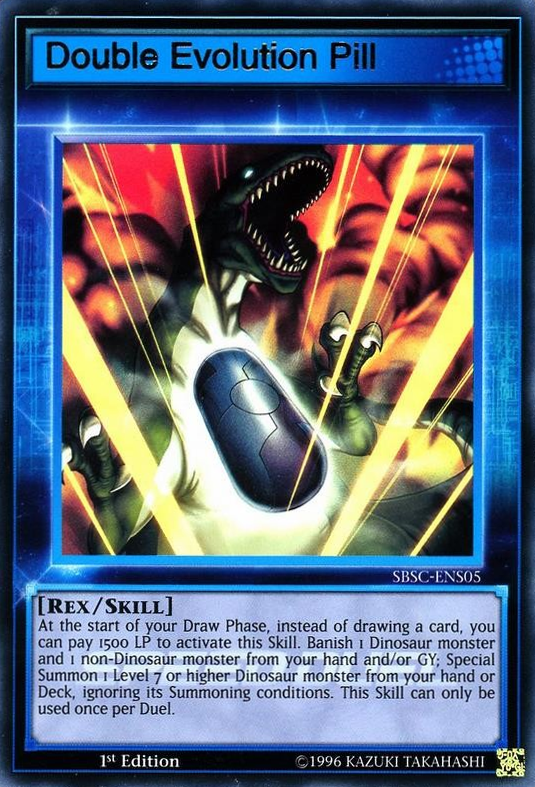 Double Evolution Pill (Skill Card) [SBSC-ENS05] Ultra Rare | Gaming Infinity