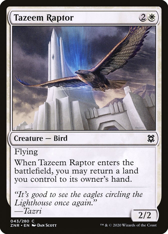 Tazeem Raptor [Zendikar Rising] | Gaming Infinity