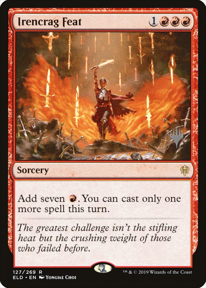 Irencrag Feat (Promo Pack) [Throne of Eldraine Promos] | Gaming Infinity