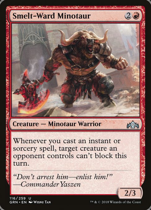 Smelt-Ward Minotaur [Guilds of Ravnica] | Gaming Infinity