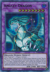 Amulet Dragon (Green) [DLCS-EN005] Ultra Rare | Gaming Infinity