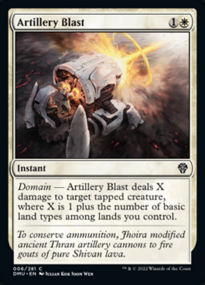 Artillery Blast [Dominaria United] | Gaming Infinity