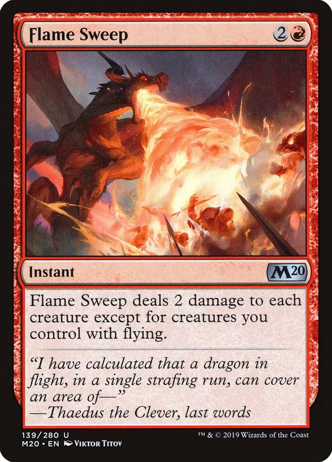 Flame Sweep [Core Set 2020] | Gaming Infinity