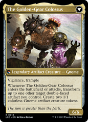 Tetzin, Gnome Champion // The Golden-Gear Colossus [The Lost Caverns of Ixalan Commander] | Gaming Infinity