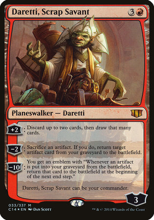 Daretti, Scrap Savant (Commander 2014) [Commander 2014 Oversized] | Gaming Infinity