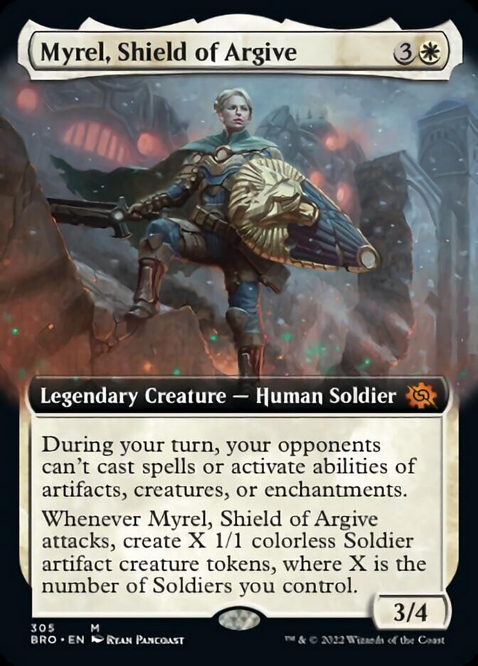 Myrel, Shield of Argive (Extended Art) [The Brothers' War] | Gaming Infinity