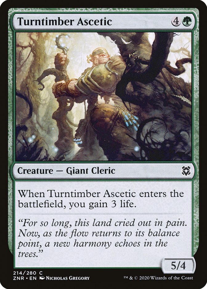 Turntimber Ascetic [Zendikar Rising] | Gaming Infinity