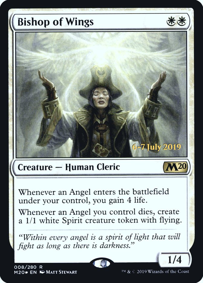 Bishop of Wings  [Core Set 2020 Prerelease Promos] | Gaming Infinity