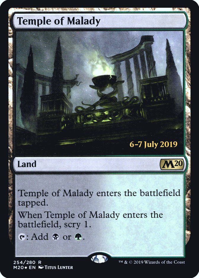 Temple of Malady  [Core Set 2020 Prerelease Promos] | Gaming Infinity