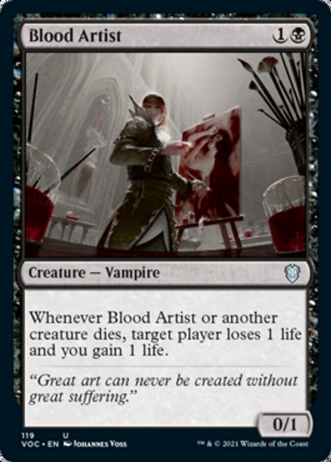 Blood Artist [Innistrad: Crimson Vow Commander] | Gaming Infinity