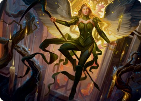 Sigarda, Champion of Light Art Card [Innistrad: Midnight Hunt Art Series] | Gaming Infinity